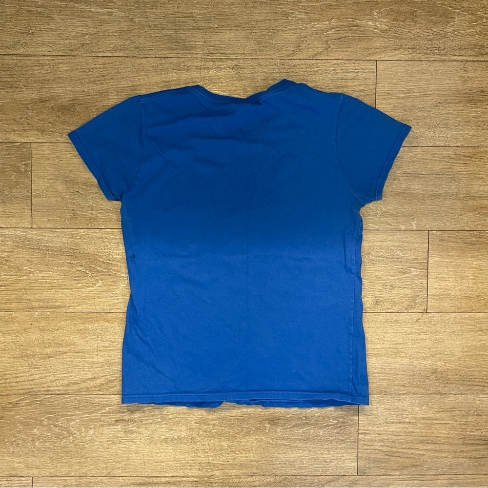 Gildan Blue Heavy Cotton T-Shirt size medium - Picture 3 of 3